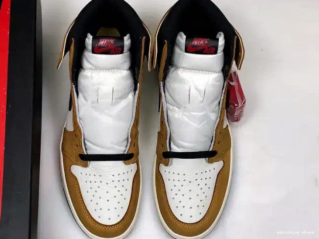 Rep Retro High Year Air 1 555088-700 OG the Rookie of Jordan 0612